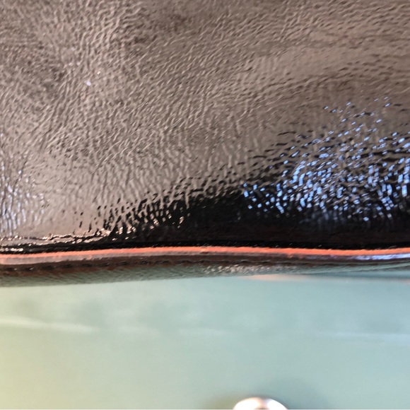 ♠️ Kate spade New York ♠️ large black patent leather handbag - Picture 7 of 17